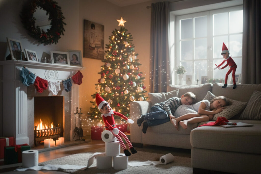 Psikusy Elfa na półce